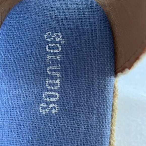 Soludos Tall Wedge Espadrille with a beautiful Floral like pattern - Picture 9 of 13